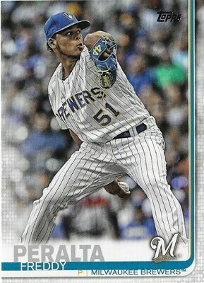 Peralta, Freddy / 2019 Milwaukee Brewers / Topps #627