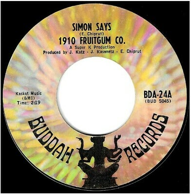 1910 Fruitgum Co. / Simon Says | Buddah BDA-24 | Single, 7" Vinyl | December 1967