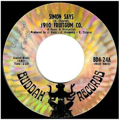1910 Fruitgum Co. / Simon Says | Buddah BDA-24 | Single, 7" Vinyl | December 1967