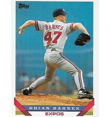 Barnes, Brian / 1993 Montreal Expos / Topps #112