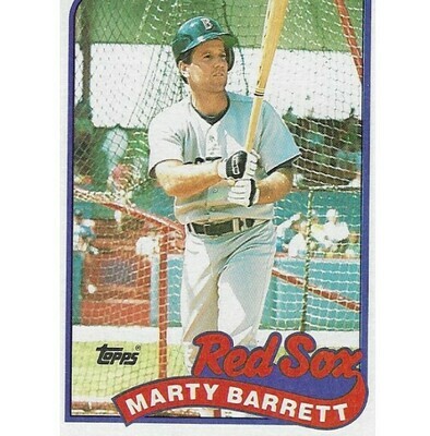 Barrett, Marty / 1989 Boston Red Sox / Topps #155