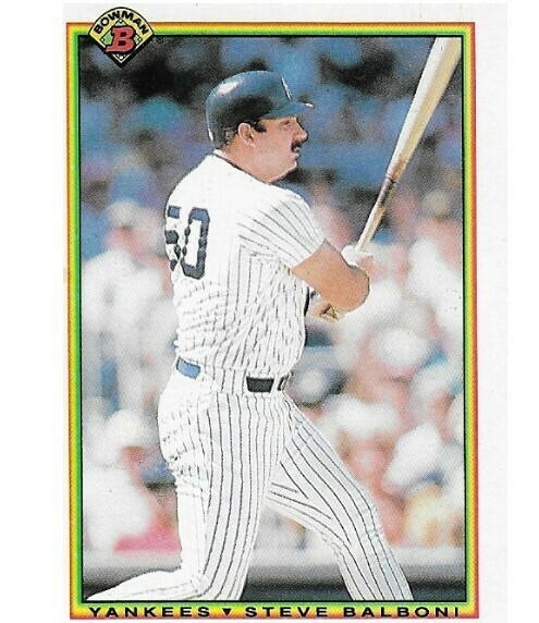 Balboni, Steve / 1990 New York Yankees / Bowman #436