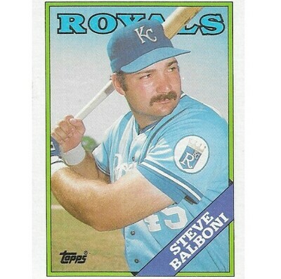 Balboni, Steve / 1988 Kansas City Royals / Topps #638
