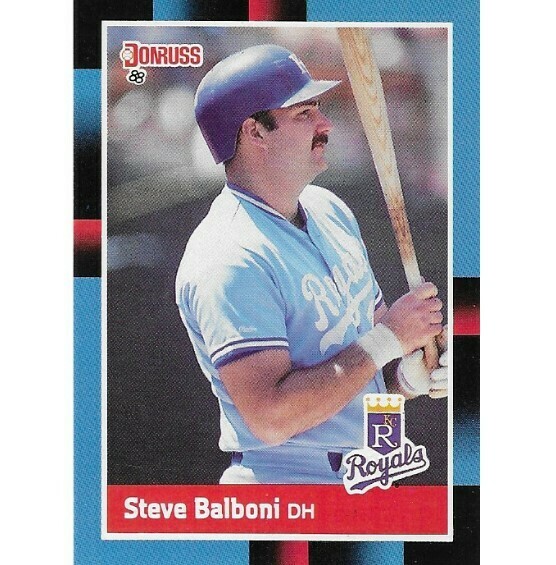 Balboni, Steve / 1988 Kansas City Royals / Donruss #424