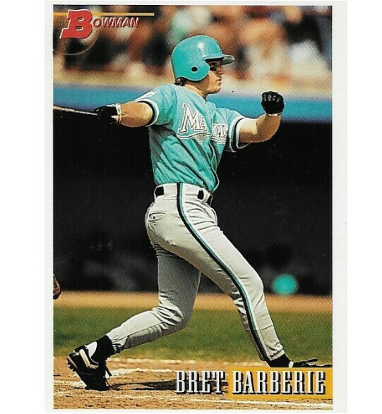 Barberie, Bret / 1993 Florida Marlins / Bowman #446