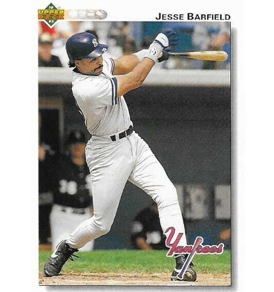 Barfield, Jesse / 1991 New York Yankees / Upper Deck #139