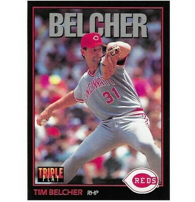 Belcher, Tim / 1993 Cincinnati Reds / Triple Play #163