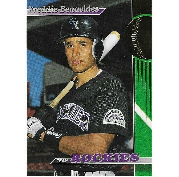 Benavides, Freddie / 1993 Colorado Rockies / Stadium Club #21