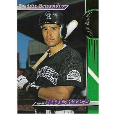 Benavides, Freddie / 1993 Colorado Rockies / Stadium Club #21