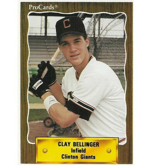 Bellinger, Clay / 1990 Clinton Giants / ProCards #2558