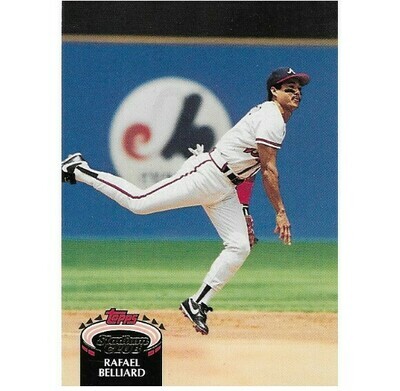 Belliard, Rafael / 1992 Atlanta Braves / Stadium Club #105