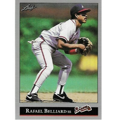 Belliard, Rafael / 1992 Atlanta Braves / Leaf #310
