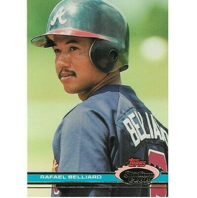 Belliard, Rafael / 1991 Atlanta Braves / Stadium Club #404