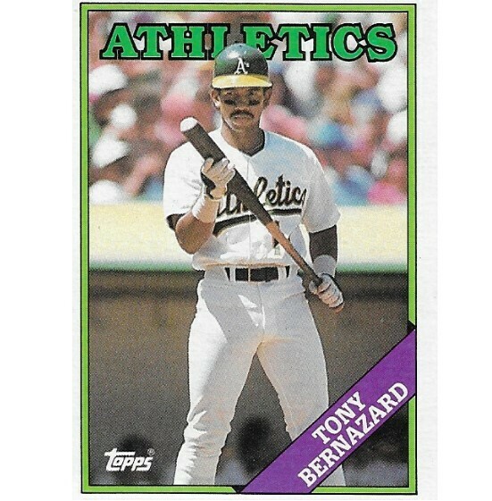 Bernazard, Tony / 1988 Oakland Athletics / Topps #122