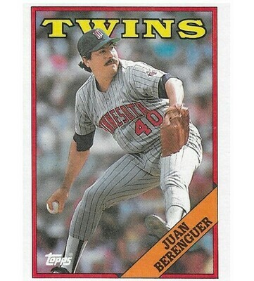 Berenguer, Juan / 1988 Minnesota Twins / Topps #526