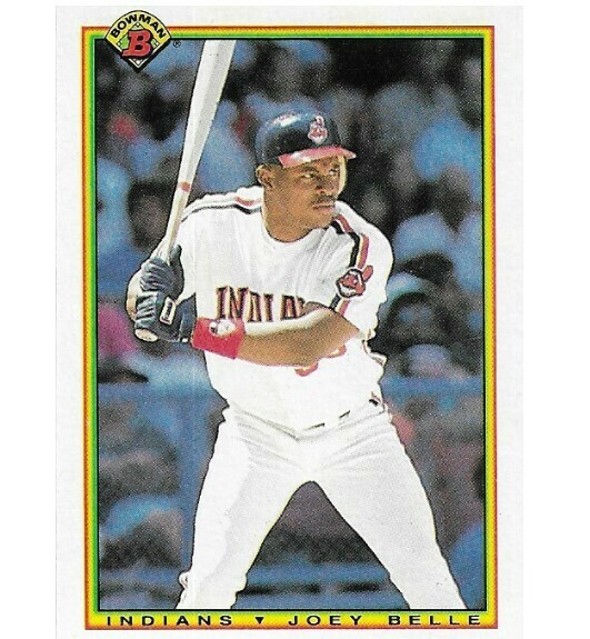 Belle, Albert / 1990 Cleveland Indians / Bowman #333