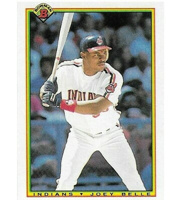 Belle, Albert / 1990 Cleveland Indians / Bowman #333