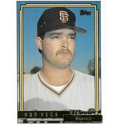 Beck, Rod / 1992 San Francisco Giants / Topps #264
