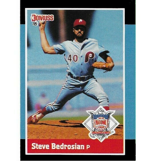 Bedrosian, Steve / 1988 Philadelphia Phillies / Donruss #61