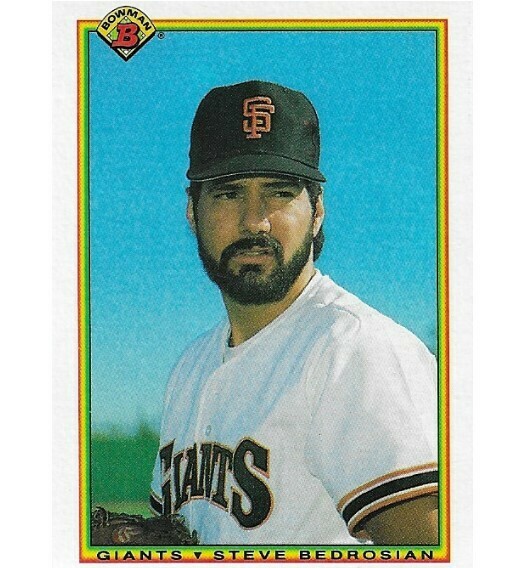 Bedrosian, Steve / 1990 San Francisco Giants / Bowman #226