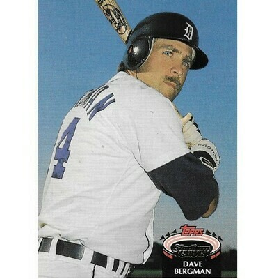 Bergman, Dave / 1992 Detroit Tigers / Stadium Club #171
