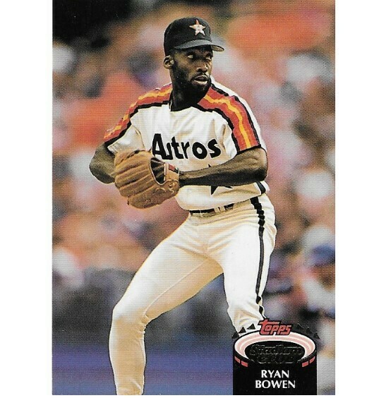 Bowen, Ryan / 1992 Houston Astros / Stadium Club #101