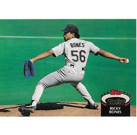 Bones, Ricky / 1992 San Diego Padres / Stadium Club #109