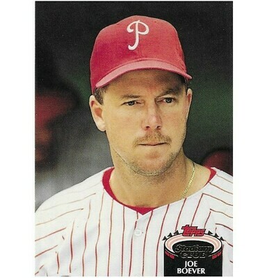 Boever, Joe / 1992 Philadelphia Phillies / Stadium Club #156