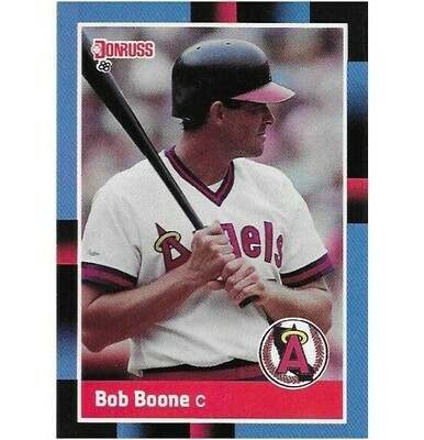 Boone, Bob / 1988 California Angels / Donruss #305