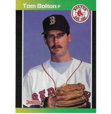 Bolton, Tom / 1989 Boston Red Sox / Donruss #539