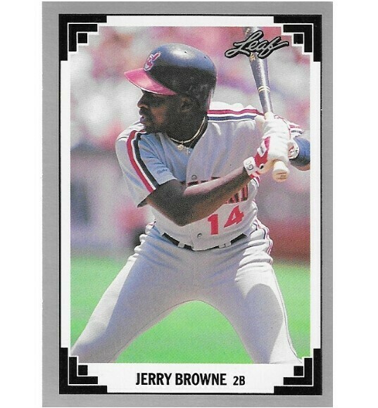 Browne, Jerry / 1991 Cleveland Indians / Leaf #43