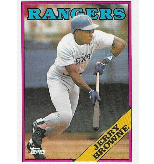 Browne, Jerry / 1988 Texas Rangers / Topps #139