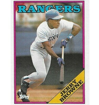 Browne, Jerry / 1988 Texas Rangers / Topps #139