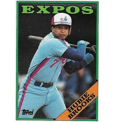 Brooks, Hubie / 1988 Montreal Expos / Topps #50