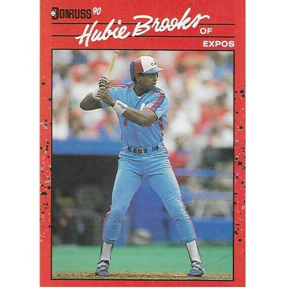 Brooks, Hubie / 1990 Montreal Expos / Donruss #130