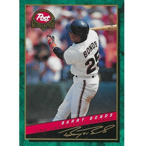 Bonds, Barry / 1994 San Francisco Giants / Post #11 of 30