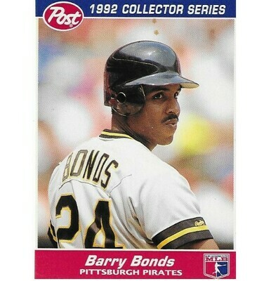 Bonds, Barry / 1992 Pittsburgh Pirates / Post #15 of 30