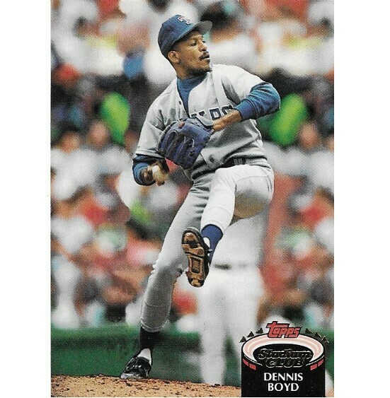 Boyd, Dennis (Oil Can) / 1992 Texas Rangers / Stadium Club #99