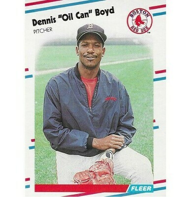 Boyd, Dennis (Oil Can) / 1988 Boston Red Sox / Fleer #347