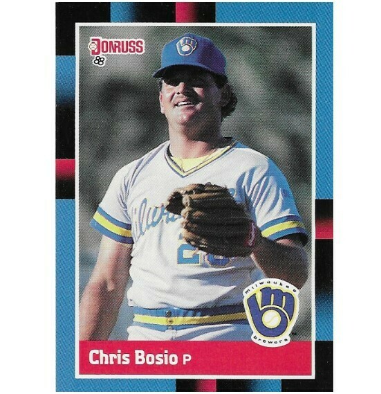 Bosio, Chris / 1988 Milwaukee Brewers / Donruss #117