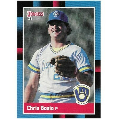 Bosio, Chris / 1988 Milwaukee Brewers / Donruss #117