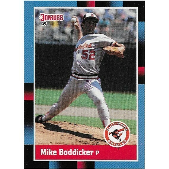 Boddicker, Mike / 1988 Baltimore Orioles / Donruss #89