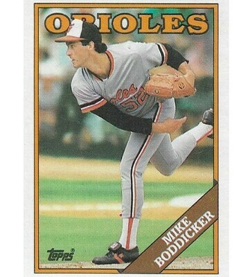 Boddicker, Mike / 1988 Baltimore Orioles / Topps #725