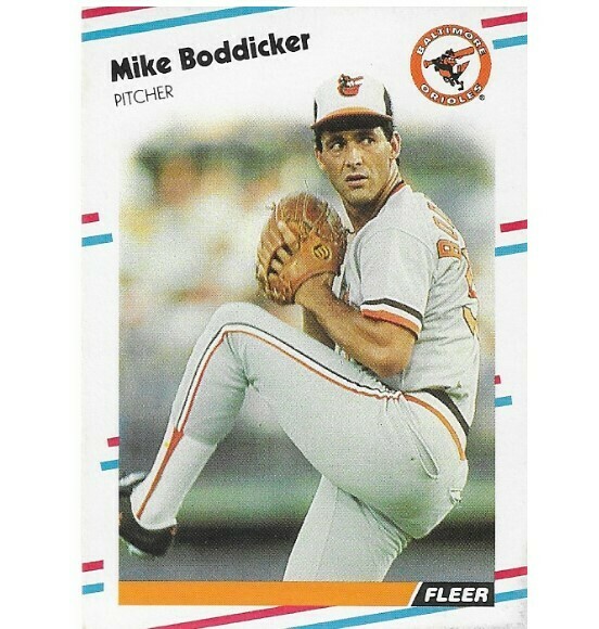 Boddicker, Mike / 1988 Baltimore Orioles / Fleer #556