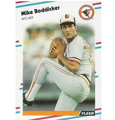 Boddicker, Mike / 1988 Baltimore Orioles / Fleer #556