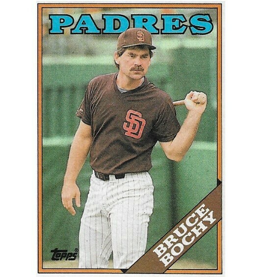 Bochy, Bruce / 1988 San Diego Padres / Topps #31