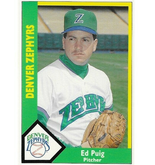 Puig, Ed / 1990 Denver Zephyrs / CMC #27