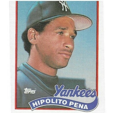 Pena, Hipolito / 1989 New York Yankees | Topps #109