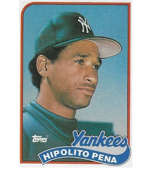 Pena, Hipolito / 1989 New York Yankees / Topps #109
