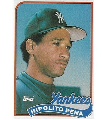Pena, Hipolito / 1989 New York Yankees / Topps #109
